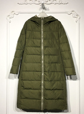 M.L系列 8253S009 时尚长款羽绒服品牌女装折扣颦薪