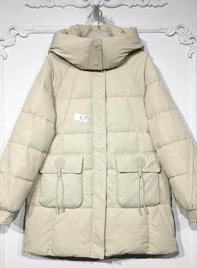 潮系列 YB000052 时尚羽绒服品牌女装折扣颦薪