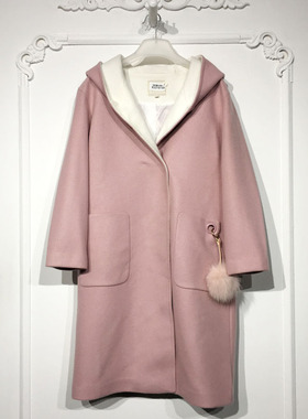 M.L系列 8321S145 时尚毛呢外套品牌女装折扣馨薪