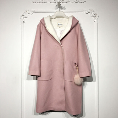 M.L系列 8321S145 时尚毛呢外套品牌女装折扣馨薪