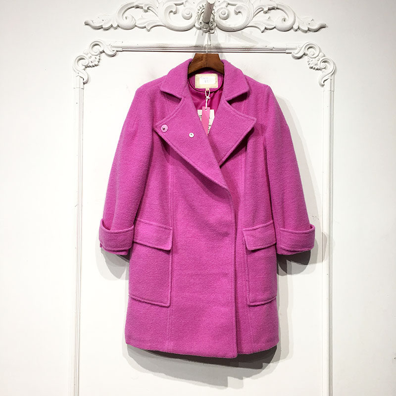 艾O系列 D74335 时尚毛呢外套品牌女装折扣颦薪,女装/女士精品,毛呢外套,淘宝优惠券,粉丝福利购,淘宝优惠卷