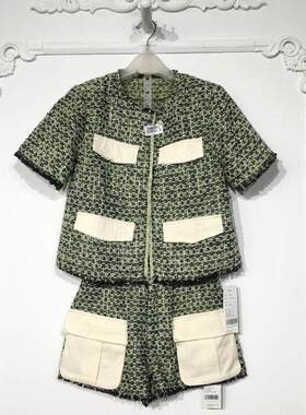 素J系列 8296S215 时尚套装两件套品牌女装折扣颦薪