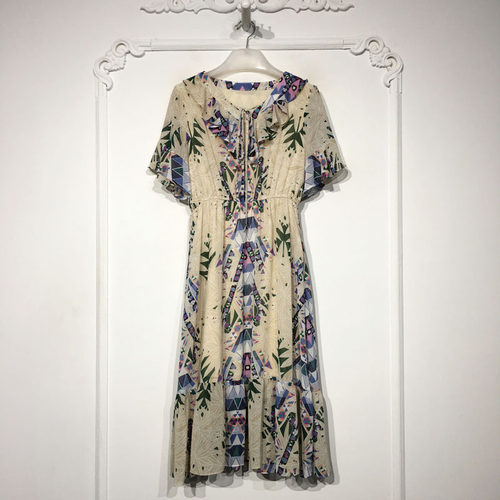容悦 8342S109 时尚连衣裙品牌女装折扣颦薪