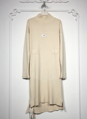 乔系列 8276S073 时尚针织连衣裙品牌女装折扣颦薪