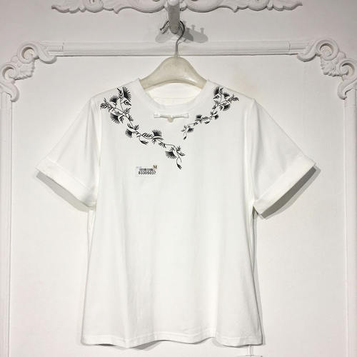 容悦 8330S037时尚国风新中式T恤品牌女装折扣颦薪