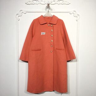 双面呢毛呢外套品牌女装 时尚 折扣颦薪 8147S153 西树系列