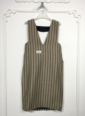 衣系列 8165S280 时尚毛呢连衣裙品牌女装折扣颦薪