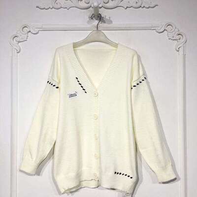 容系列 8284S256 时尚针织开衫品牌女装折扣颦薪