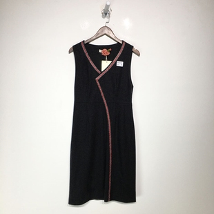 AELD系列 HH02177 时尚毛呢连衣裙品牌女装折扣颦薪