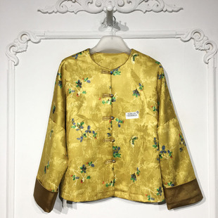 容系列 YB000626 时尚国风新中式短款外套品牌女装折扣颦薪