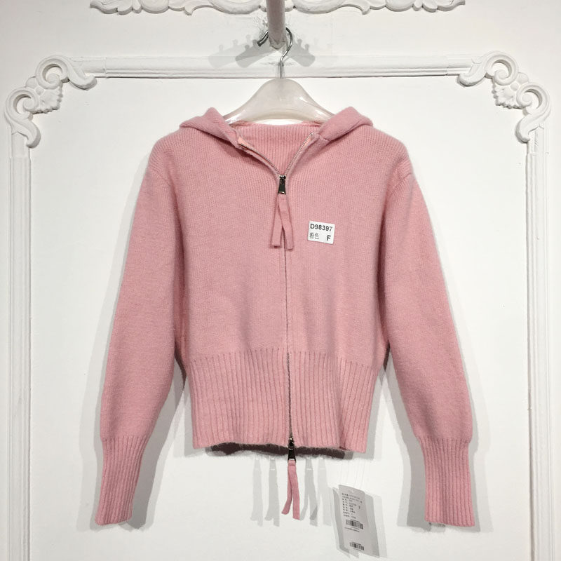 潮系列 D98397 时尚针织开衫品牌女装折扣啵