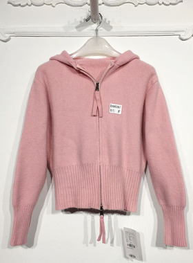 漆潮系列 D98397 时尚针织开衫品牌女装折扣啵
