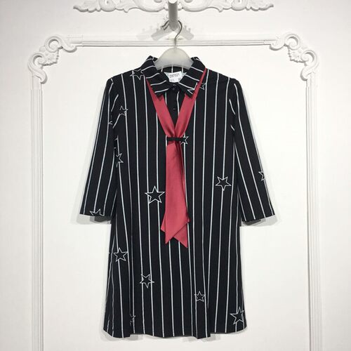 名G系列 D97021 时尚连衣裙品牌女装折扣颦薪