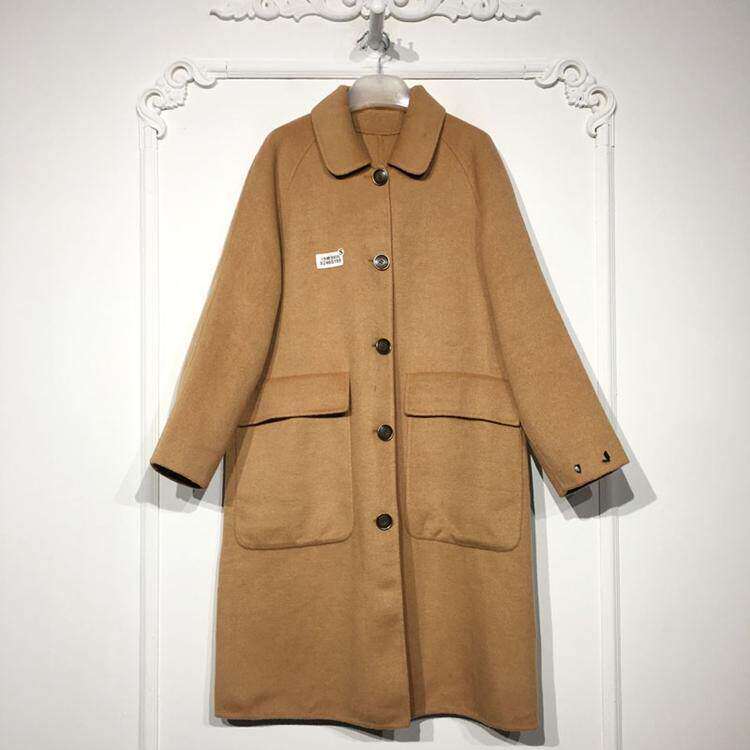 容悦 8246S185 时尚羊毛双面呢毛呢外套品牌女装折扣颦薪