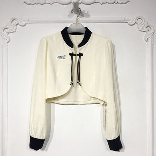 容系列 8330S194 时尚国风新中式短款外套品牌女装折扣颦薪