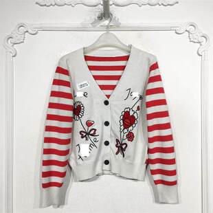 品牌女装 N系列 针织开衫 时尚 折扣颦薪 8081S119