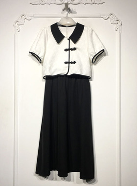 容悦 8342S125 时尚国风新中式套装两件套品牌女装折扣颦薪