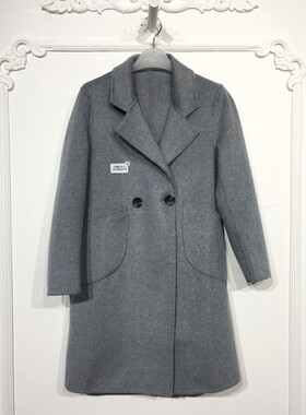 N系列 8155S219 时尚羊毛双面呢毛呢外套品牌女装折扣颦薪