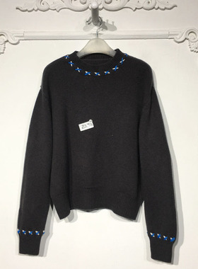 KRD系列 8307S115 时尚羊毛针织衫品牌女装折扣馨薪