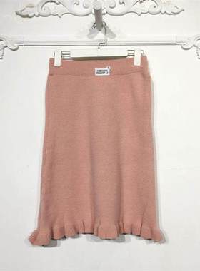 西树系列 8023S112 时尚针织半身裙品牌女装折扣颦薪