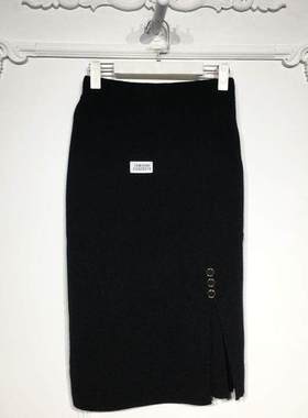 潮系列 8242S019 时尚针织半身裙品牌女装折扣颦薪