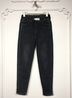 容系列 8326S097 时尚牛仔长裤品牌女装折扣颦薪