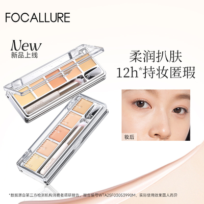 菲鹿儿遮瑕盘膏遮盖黑眼圈痘印