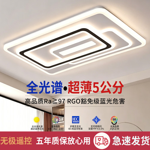 2026新款现代简约大气客厅灯新款
