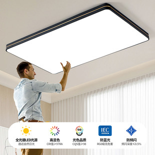 吸顶灯2025新款 客厅灯高端大气简约现代全屋灯具LED主卧室房间灯