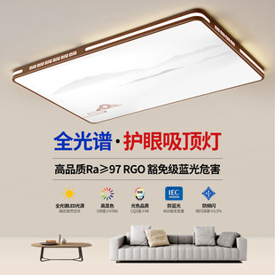 led吸顶灯饰2025新款 客厅大灯主卧室吊灯具大全现代简约大气家用