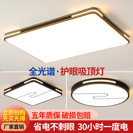 家用客厅大灯吸顶灯饰大厅主卧室吊灯具现代简约大气2025新款中山