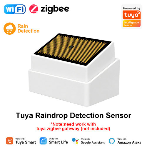 智能WiFi zigbee雨水传感器CR123A电池供电IPX4防水