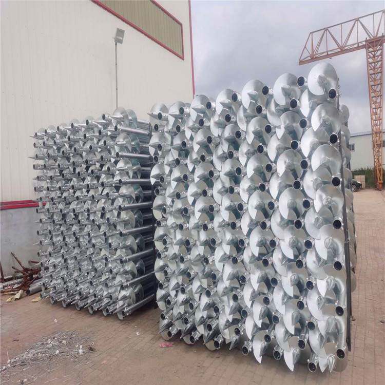 光伏螺旋地桩q235材质 q345材质 q355材质光伏连接件