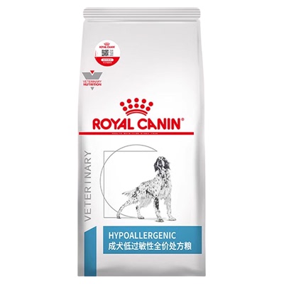 皇家狗粮成犬DR21低过敏性处方粮2kg低敏狗主粮8kg成犬粮