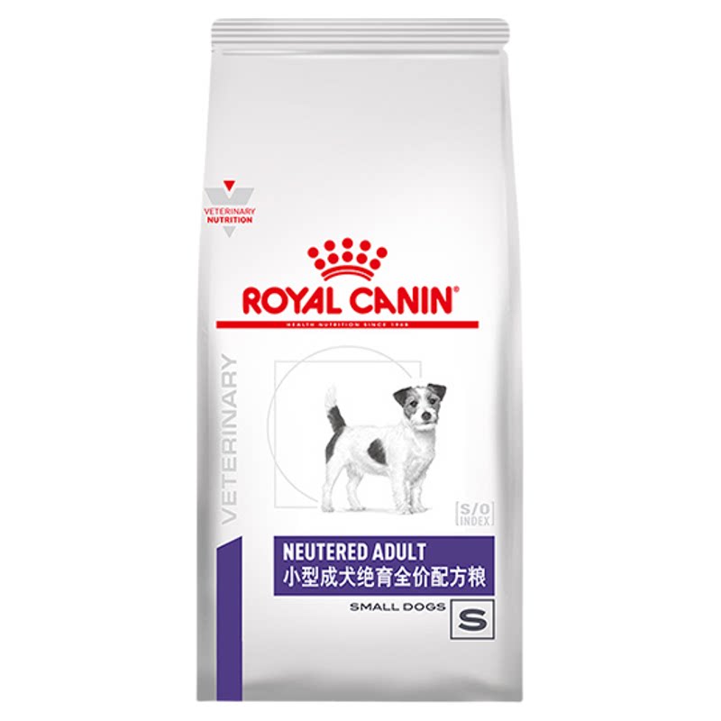 皇家狗粮WD30绝育预防肥胖减肥体重1.5KG绝育小型成犬全价处方粮