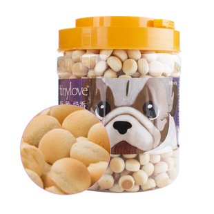 Tinylove宠物狗狗零食牛奶馒头饼干300g幼犬中小型犬泰迪训犬奖励