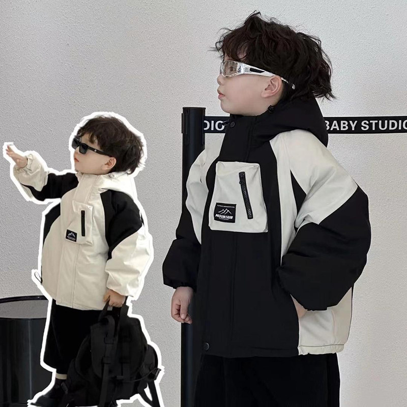 男童外套秋冬款2026新款儿童冬季加绒加厚派克服男孩宝宝夹棉棉服,童装/婴儿装/亲子装,普通外套,淘宝优惠券,粉丝福利购,淘宝优惠卷