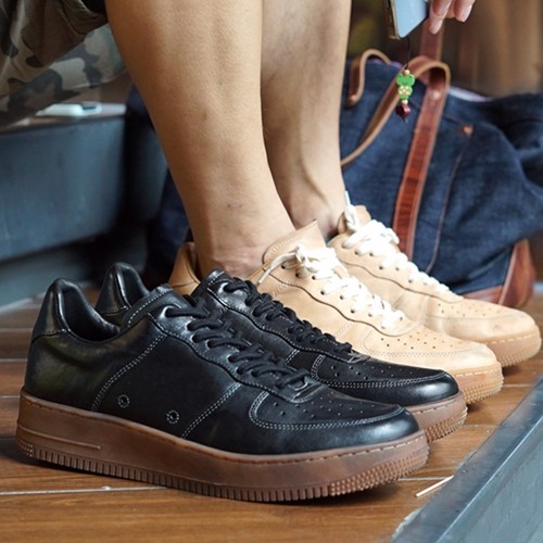 头层马皮经典空军情侣款板鞋