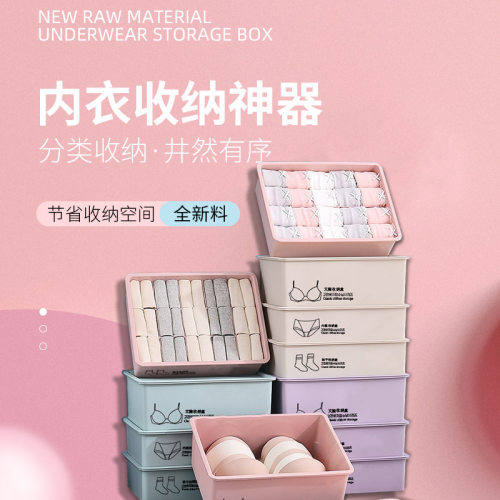 俊鑫内衣盒衣柜衣橱塑料收纳箱