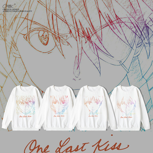 太首汇 日系潮牌EVA联名动漫绫波丽圆领纯棉小众卡通卫衣 2022新款