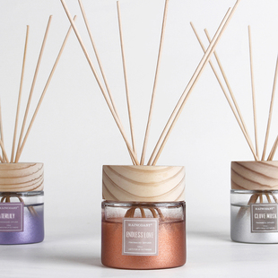 润可无火香薰家用卧室舒缓精神持久房间摆件原木系列情人节礼物