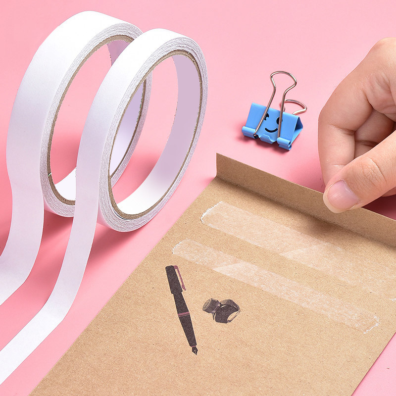 高粘度强力棉纸胶带双面胶带学生手工办公透明超薄手撕纸质胶布,办公设备/耗材/相关服务,办公胶带,淘宝优惠券,粉丝福利购,淘宝优惠卷