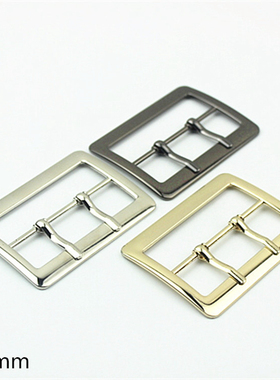 箱包手袋五金配件 方形皮带扣双针皮具包盖头装饰扣辅料内径59MM