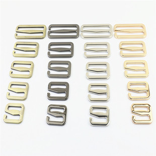 箱包五金配件 锌合金平面6字扣 9字钩扣 手袋皮具 皮带扣调节扣