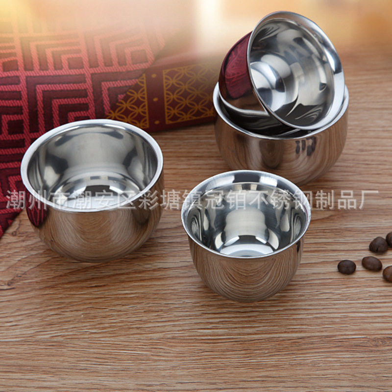 加厚双层不锈钢酒杯韩式隔热防烫好运杯迷你口杯白酒啤酒茶杯|ruв категории начало ежедневно, защитное оборудование, Другие Сиз - от Buy2taobao.com для оказания профессиональной услуги покупки агента Taobao