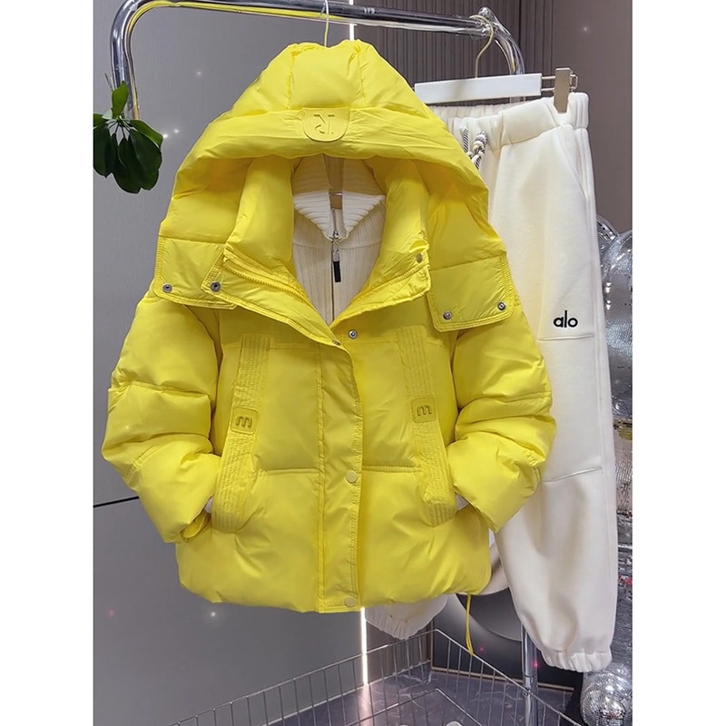 东北棉袄2025冬季粉色减龄连帽短款棉衣女加厚保暖宽松面包服外套,女装/女士精品,棉衣/棉服,淘宝优惠券,粉丝福利购,淘宝优惠卷