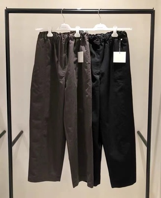 masculine松紧腰长裤直筒休闲裤