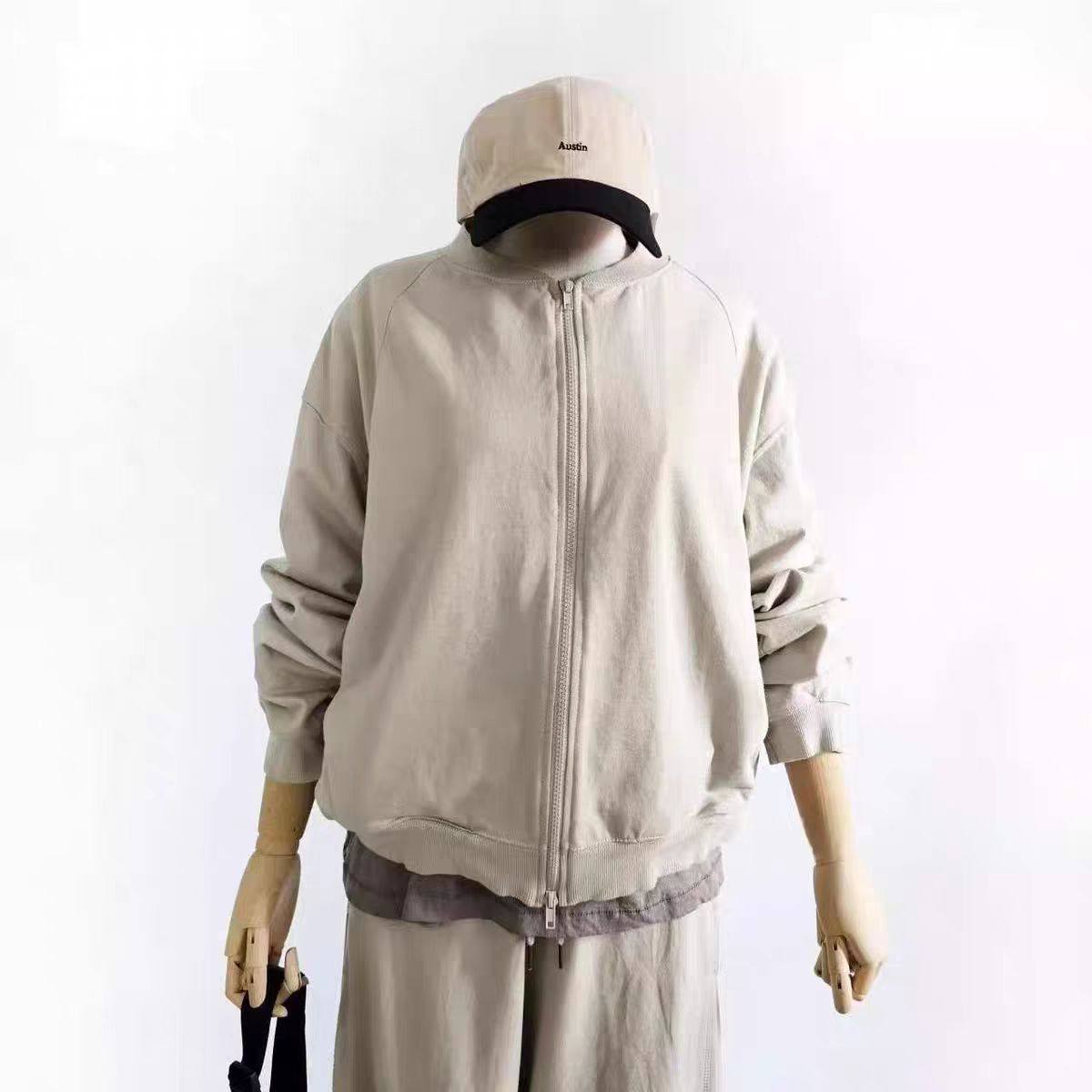 现~2026春季新款女芯宝韩国代购puco休闲棒球领拉链宽松卫衣外套,女装/女士精品,短外套,淘宝优惠券,粉丝福利购,淘宝优惠卷