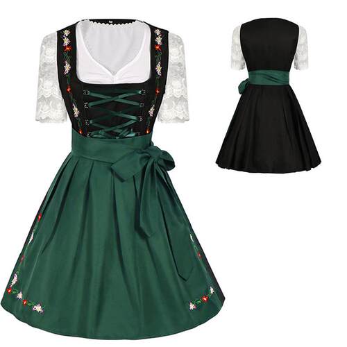 Halloween party costume German beer festival costume吊带裤
