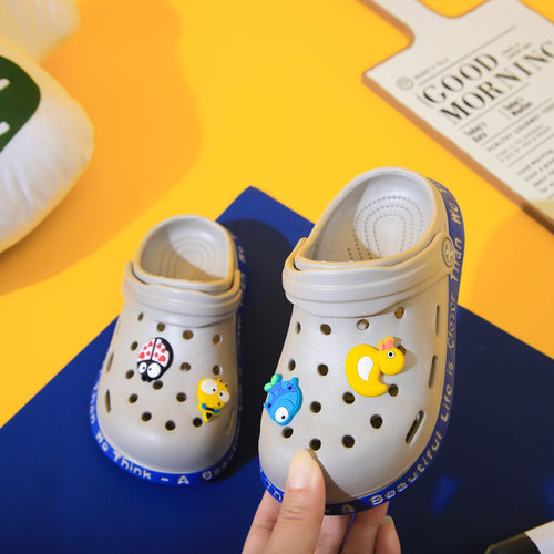 Kids' Slippers 1-8岁可爱宝宝拖鞋卡通儿童洞洞鞋家居柔软防滑鞋